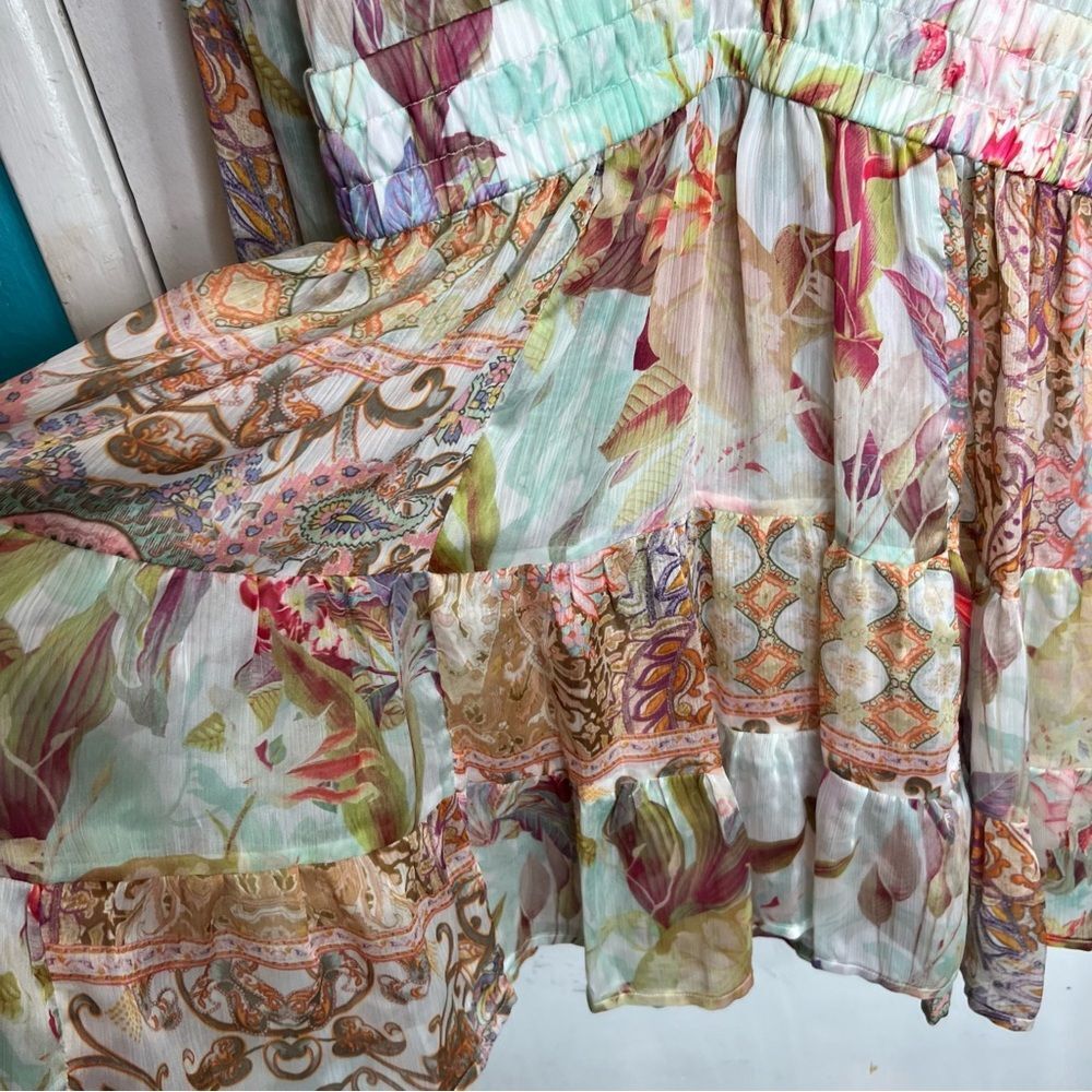 Guess Floral Midi Dress - Multicolor - Picture 4 of 13